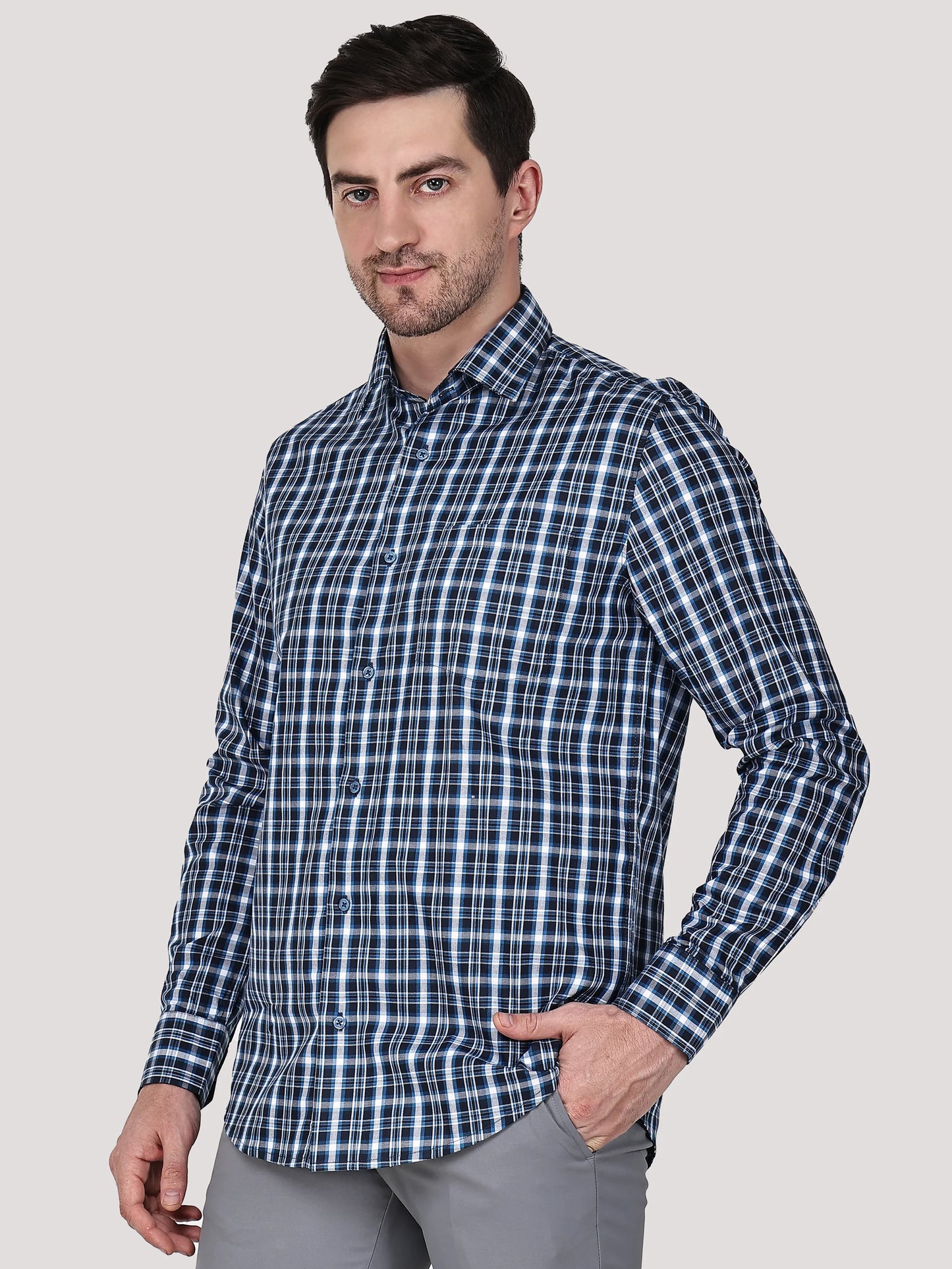 Elegant Check Shirt