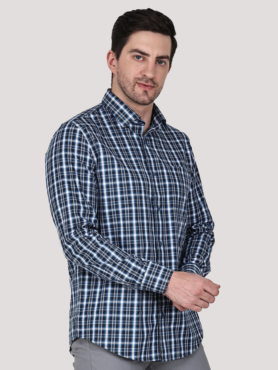 Elegant Check Shirt