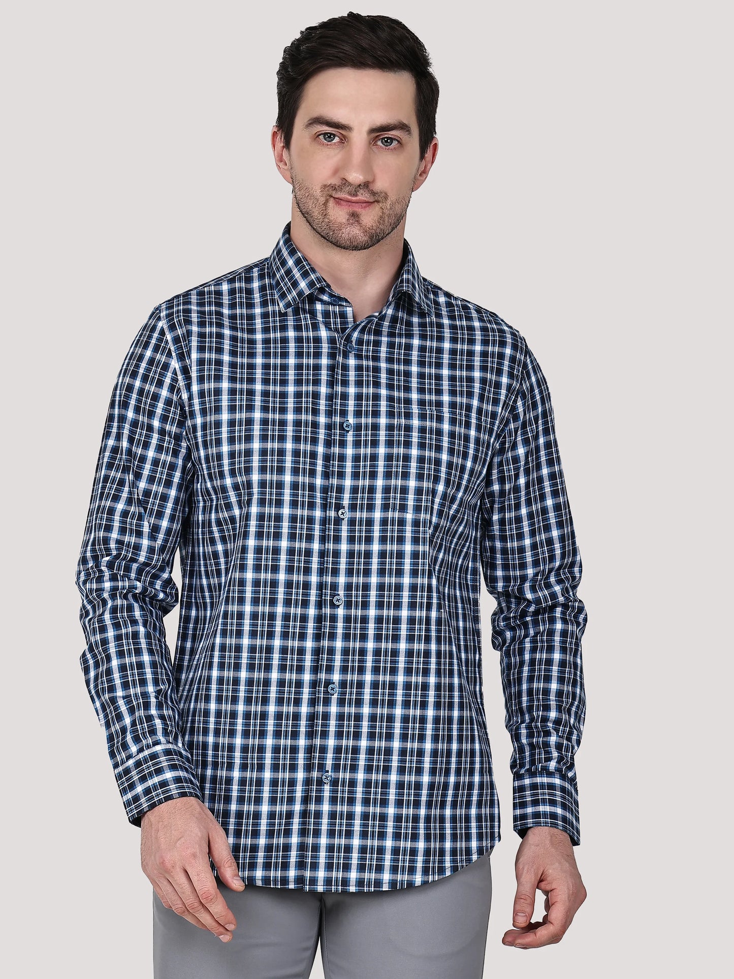 Elegant Check Shirt