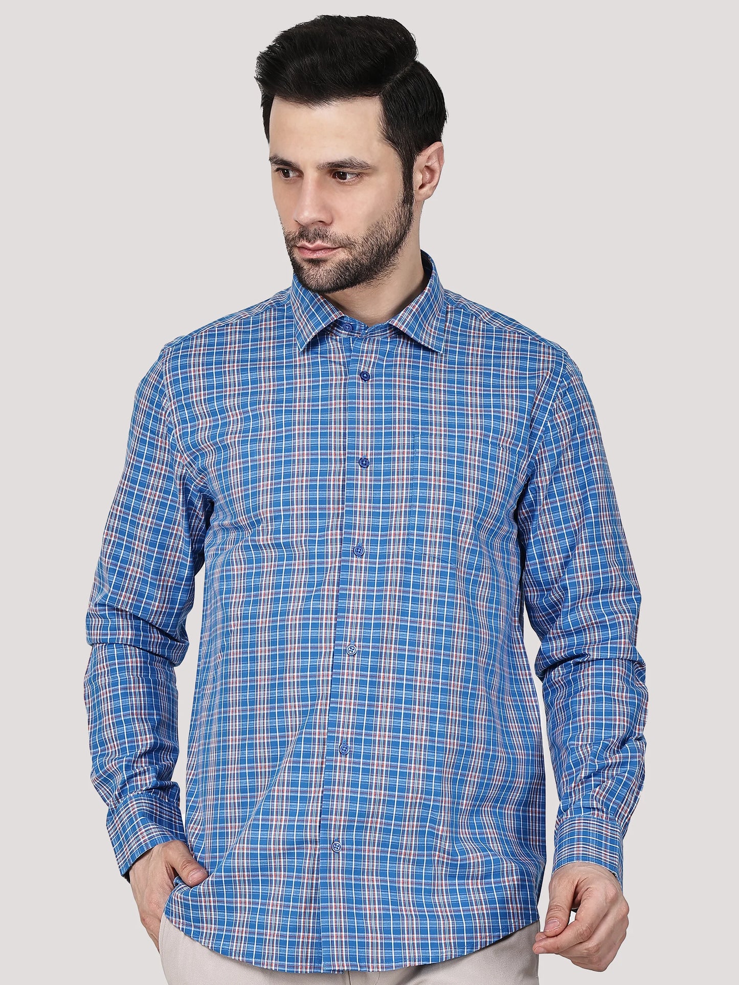 Elegant Check Shirt