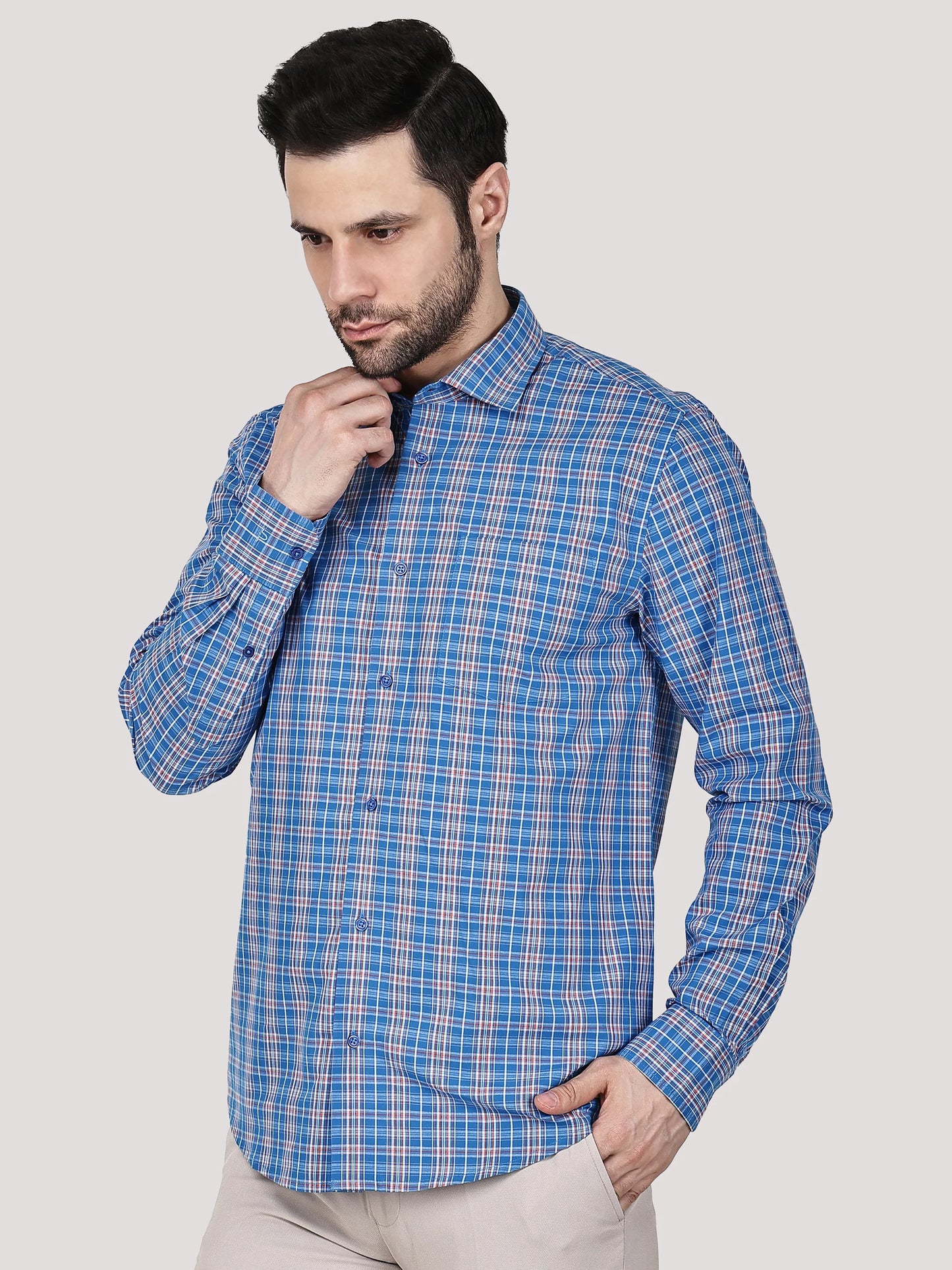 Elegant Check Shirt