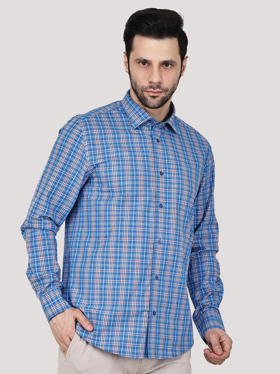 Elegant Check Shirt
