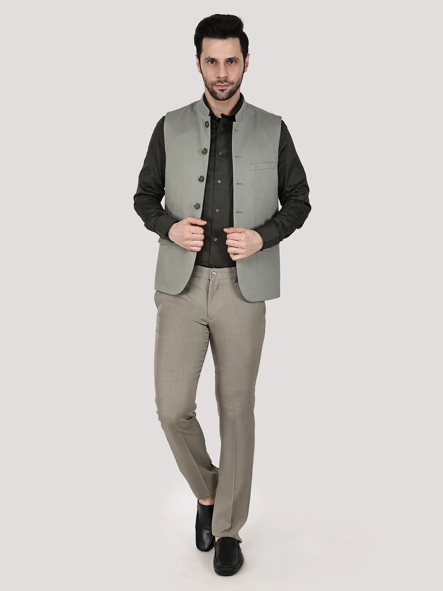 Stretchable Nehru Jacket