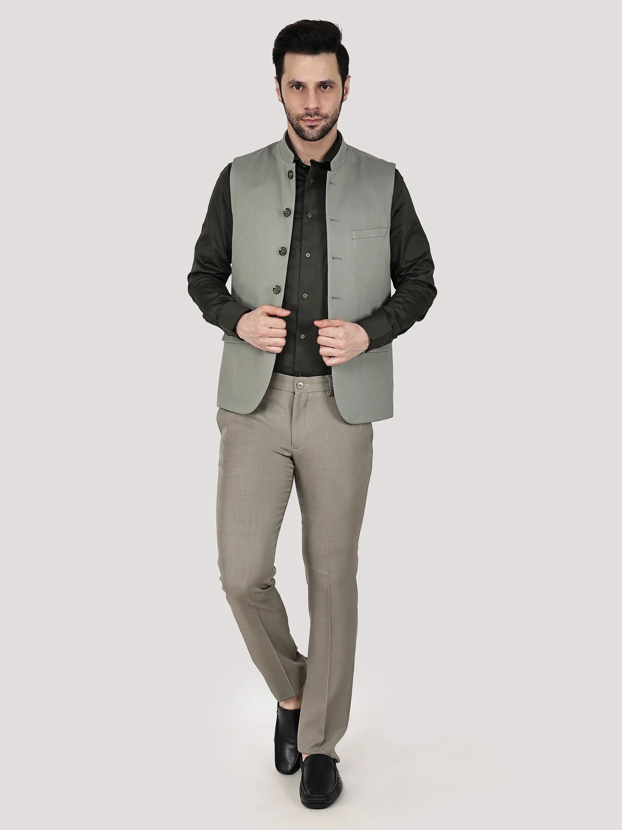 Stretchable Nehru Jacket