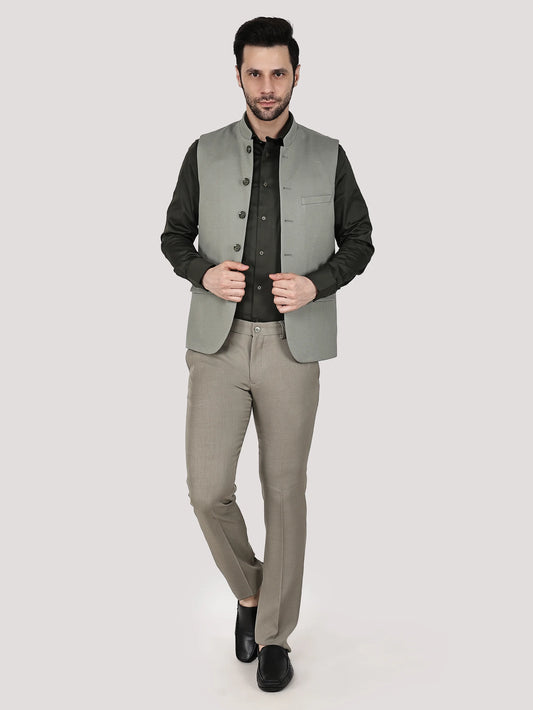 Stretchable Nehru Jacket