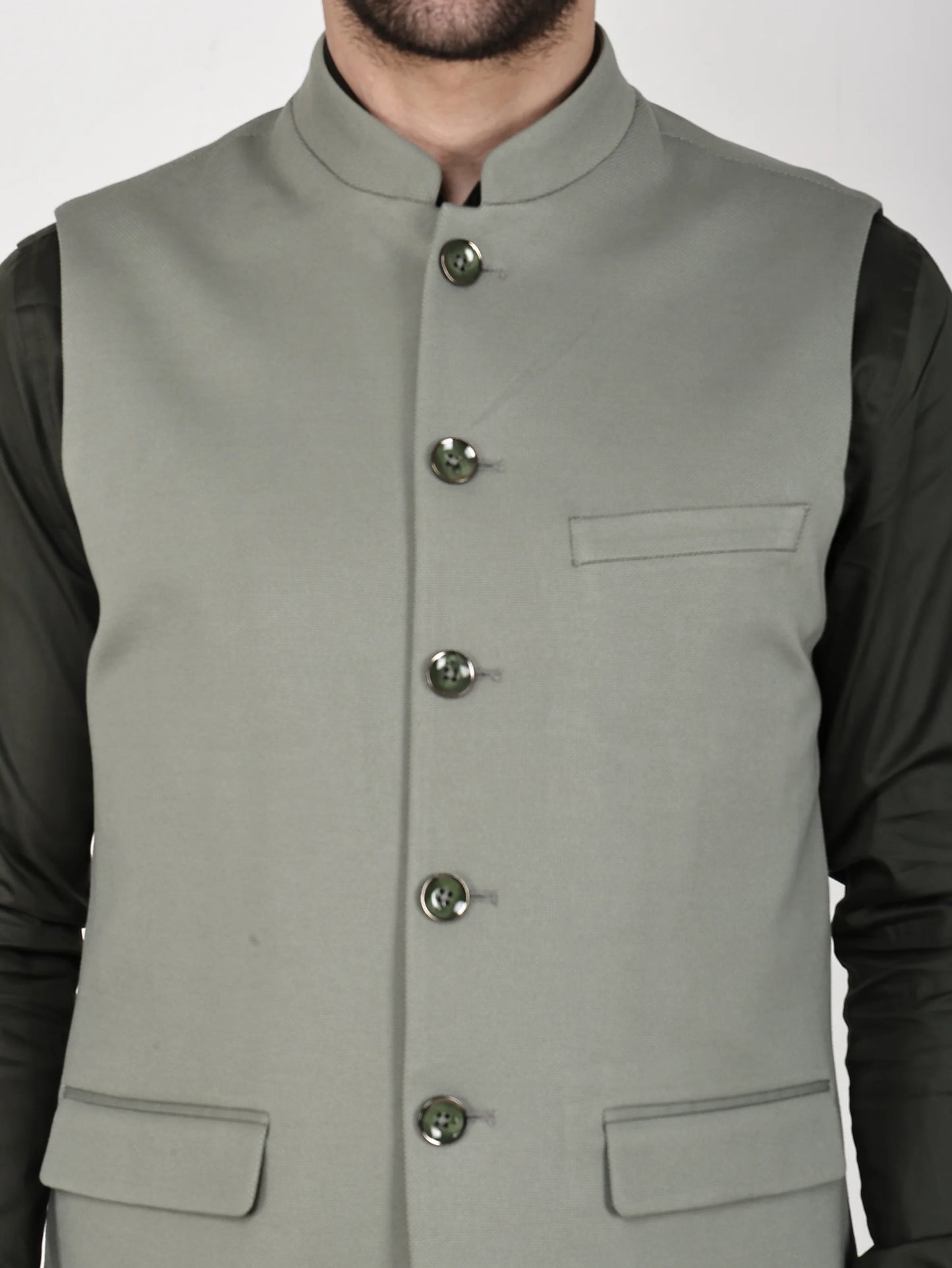 Stretchable Nehru Jacket
