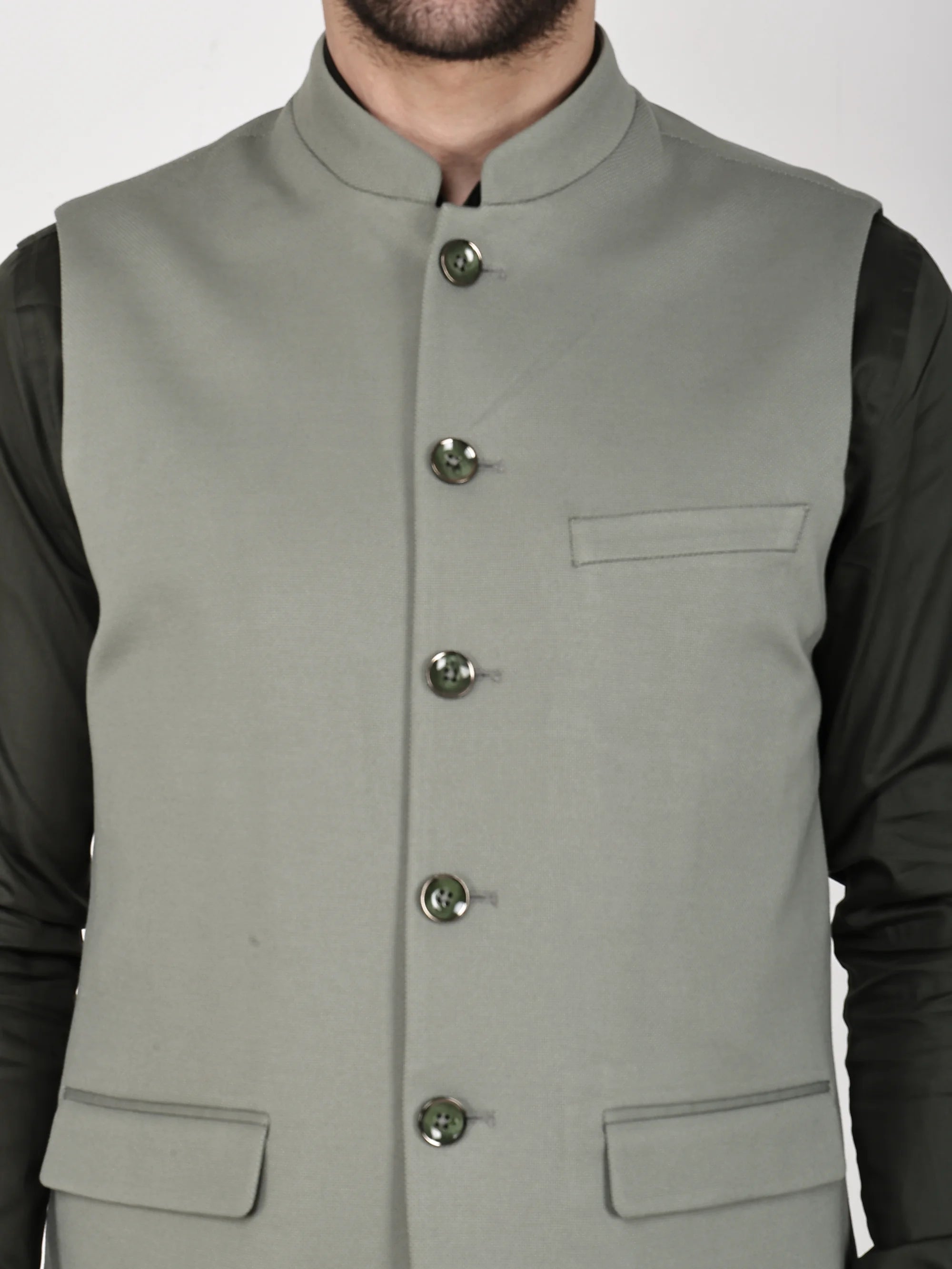Stretchable Nehru Jacket