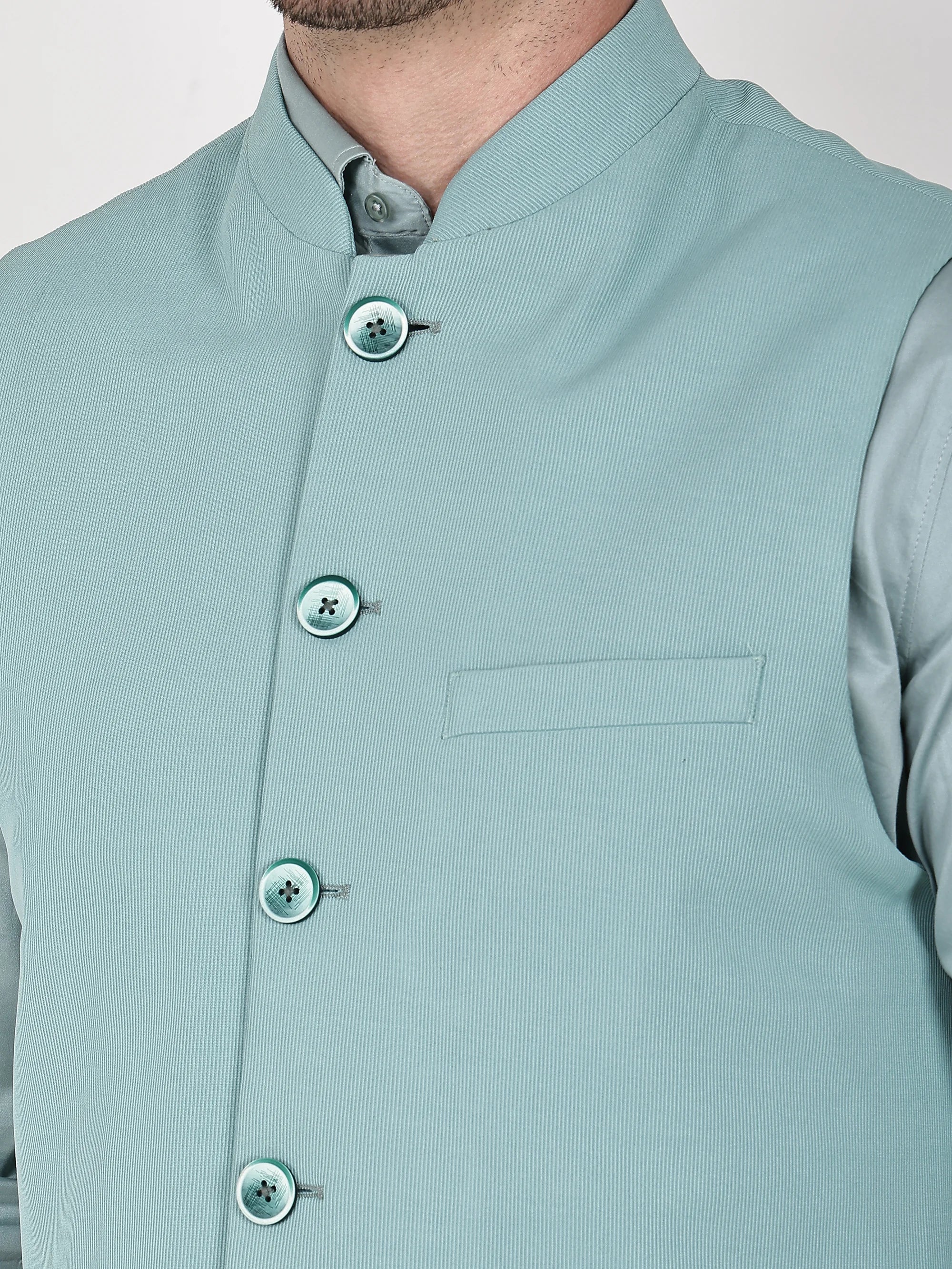 Stretchable Nehru Jacket