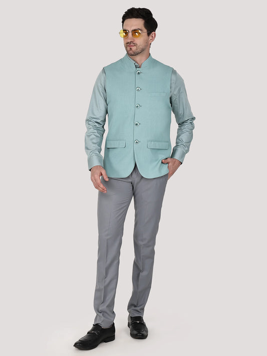 Stretchable Nehru Jacket