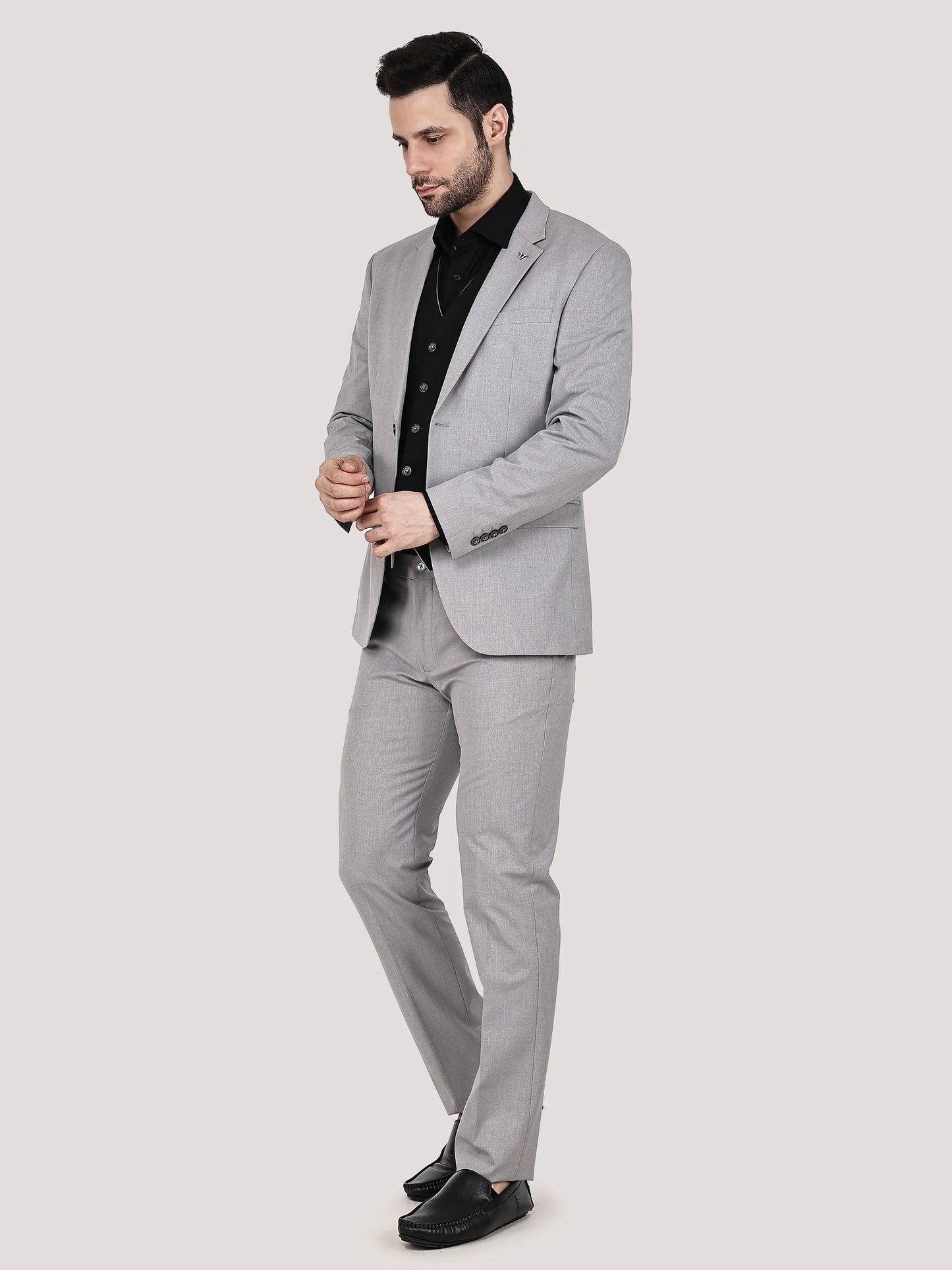 3pc Contrast Reversible Waistcoat Suit