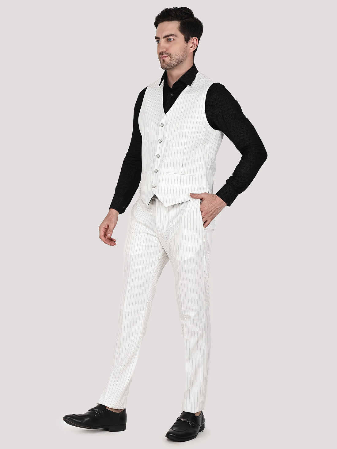 Strip Preimium 3 Pc Suit