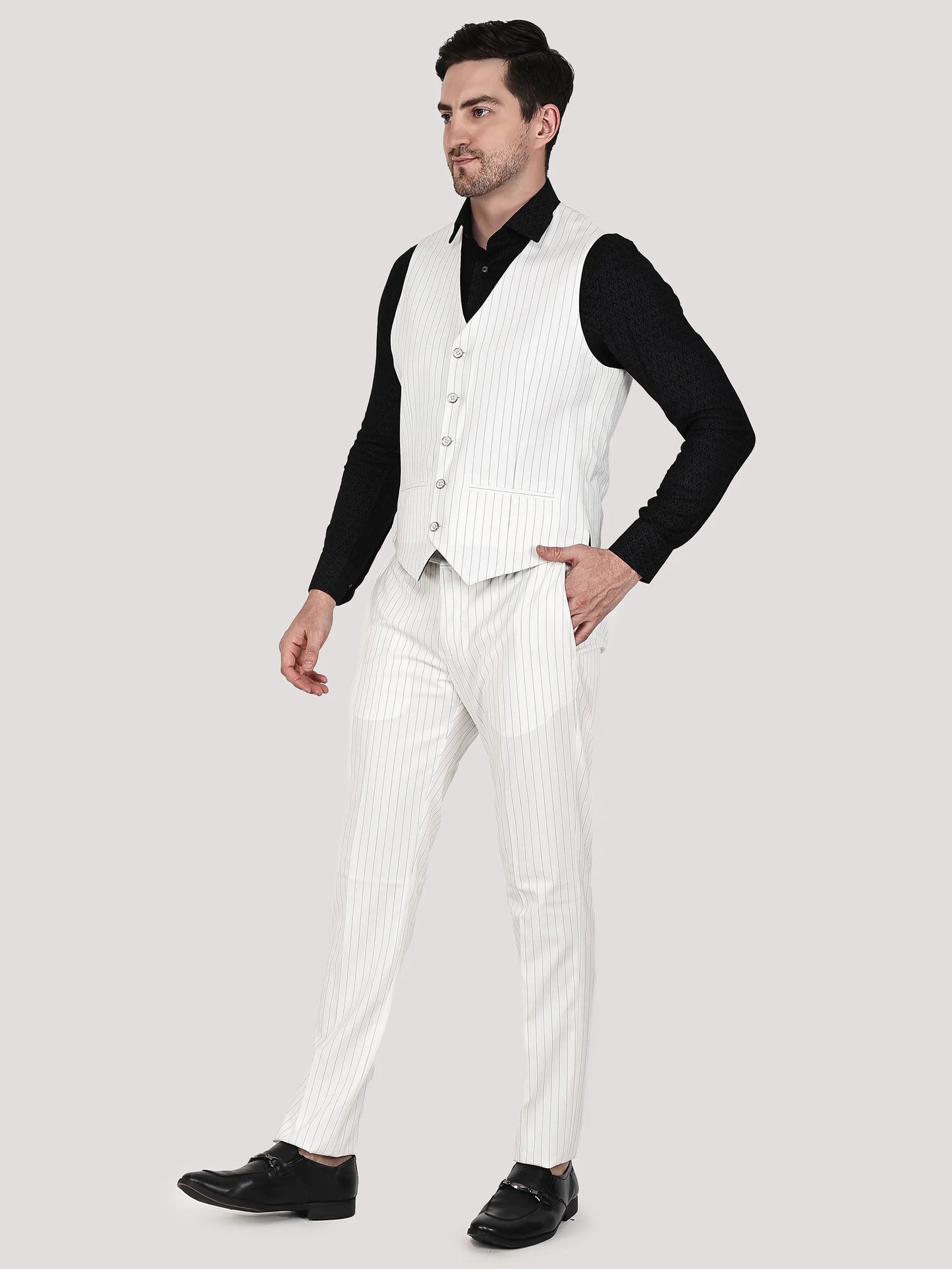 Strip Preimium 3 Pc Suit