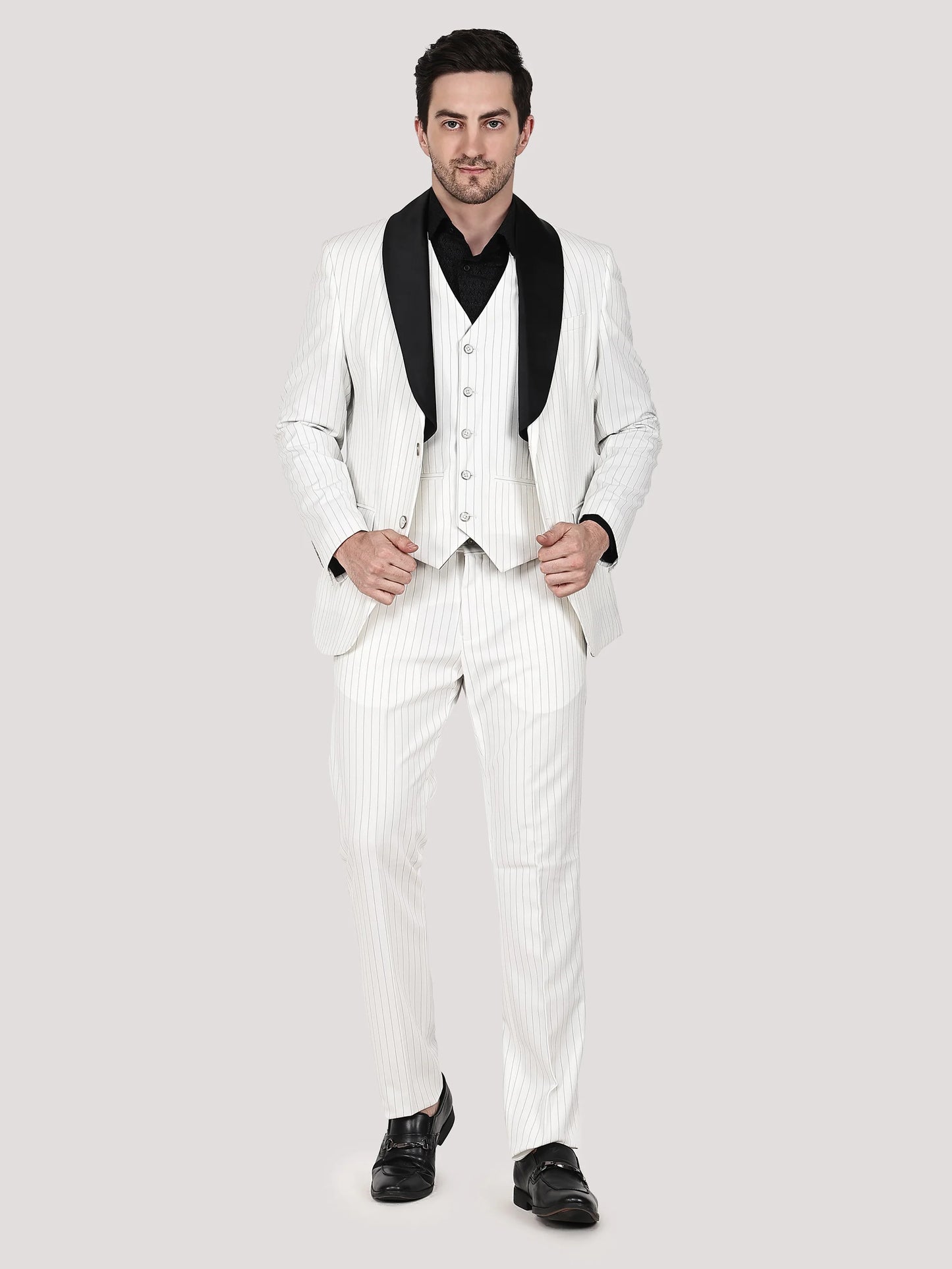 Strip Preimium 3 Pc Suit