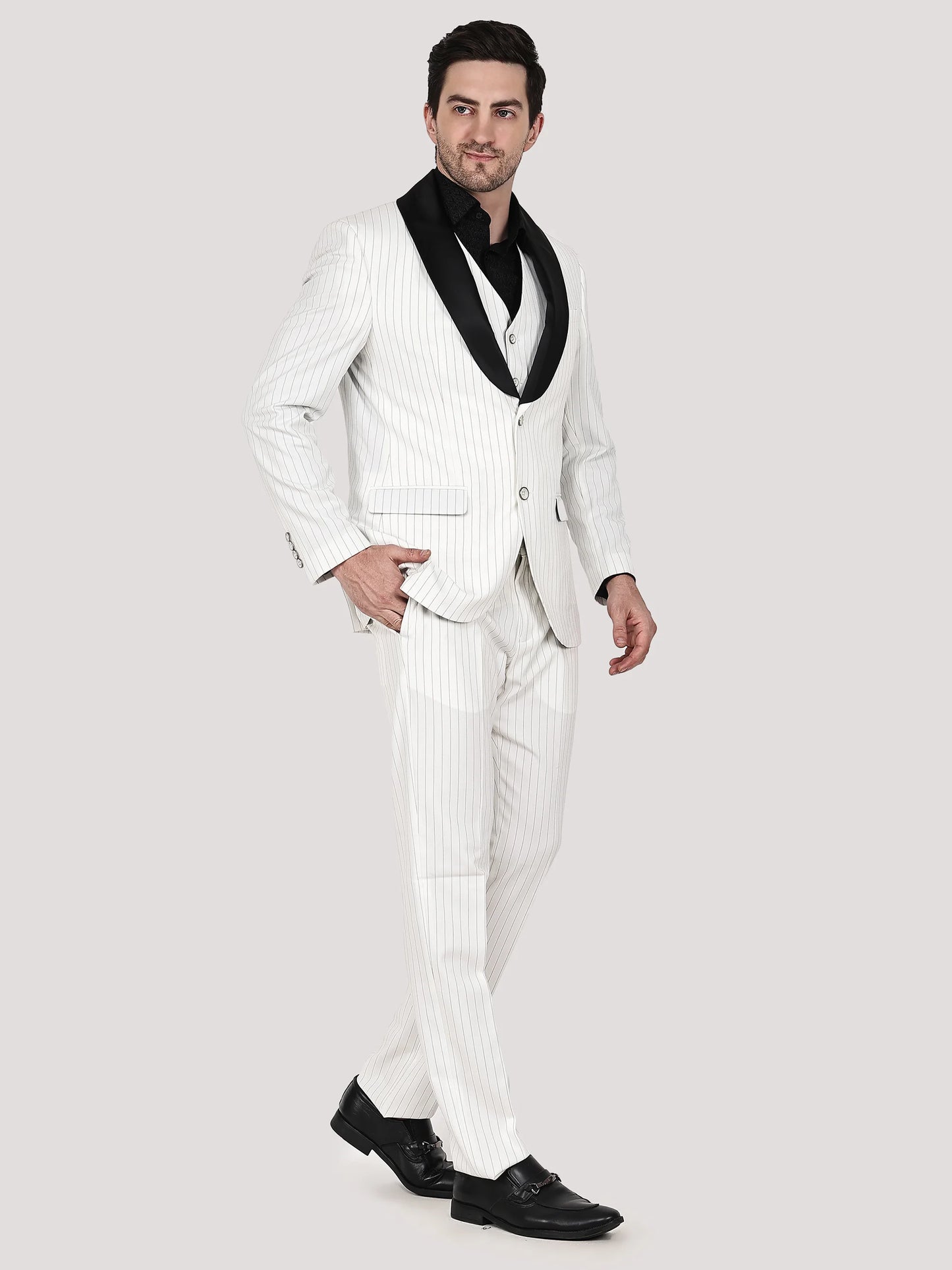 Strip Preimium 3 Pc Suit