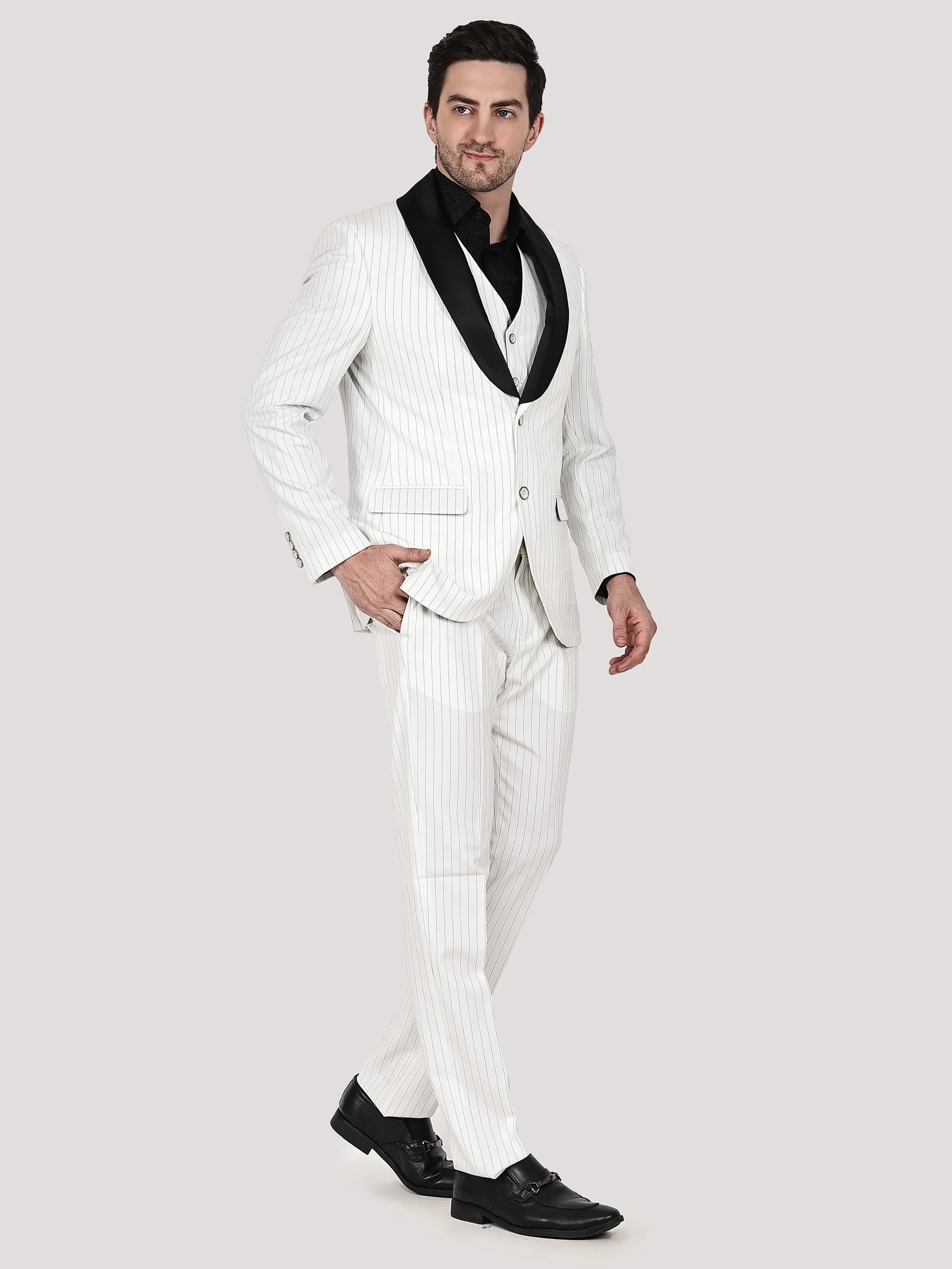 Strip Preimium 3 Pc Suit