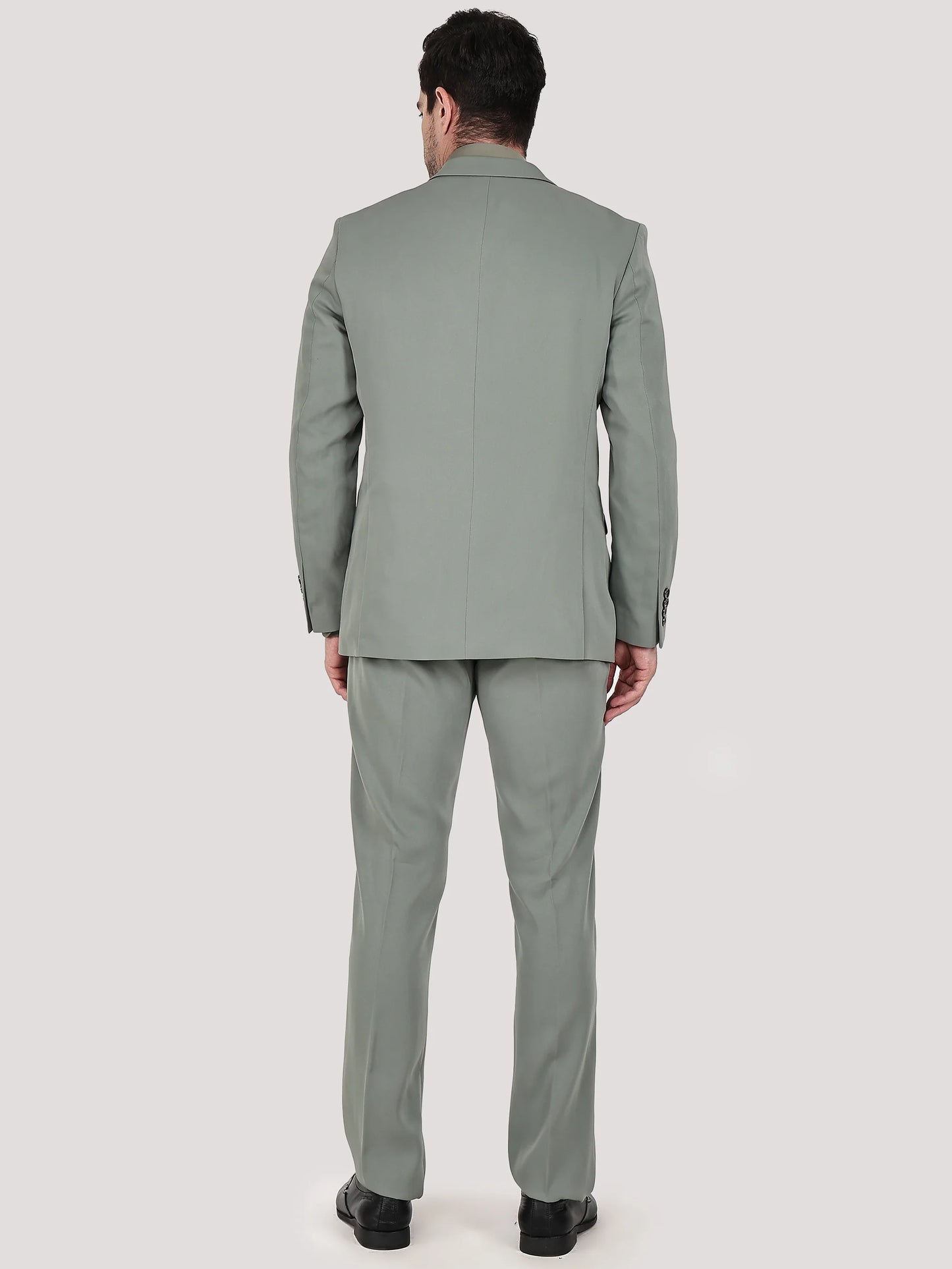 Contrast Waistcoat 3 Pcs Suit