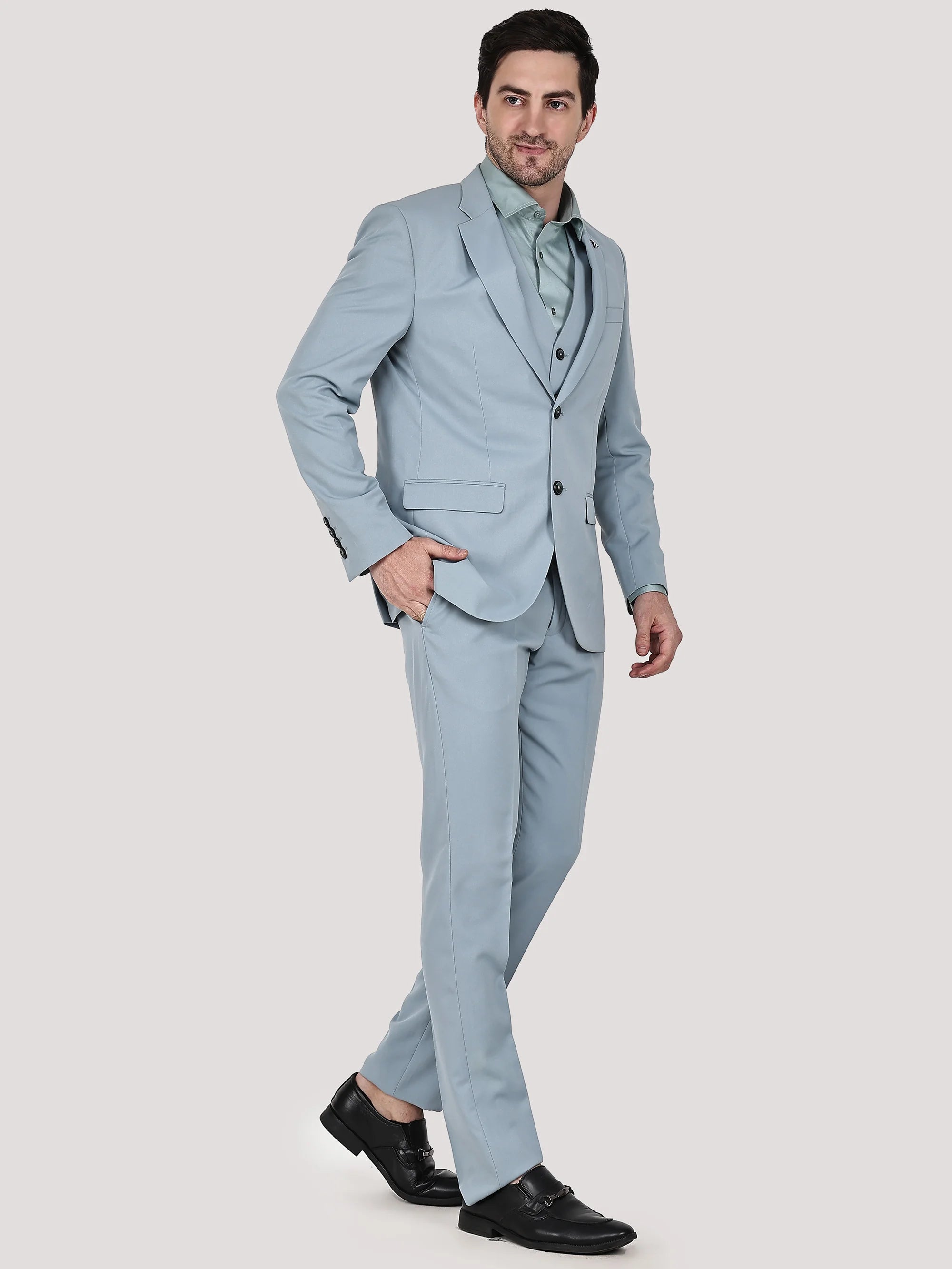 Day Night 3 Pcs Wedding Suit