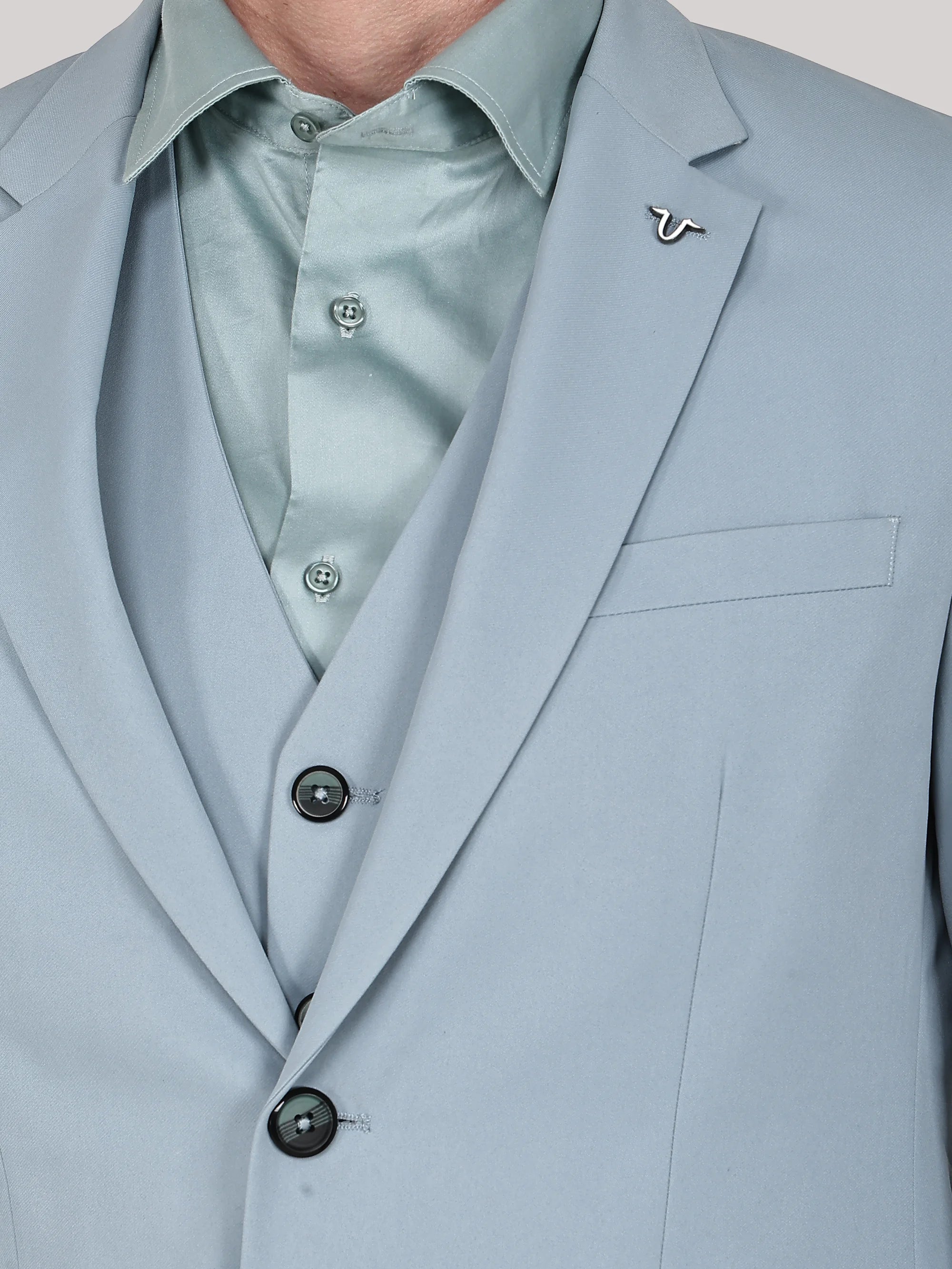 Day Night 3 Pcs Wedding Suit