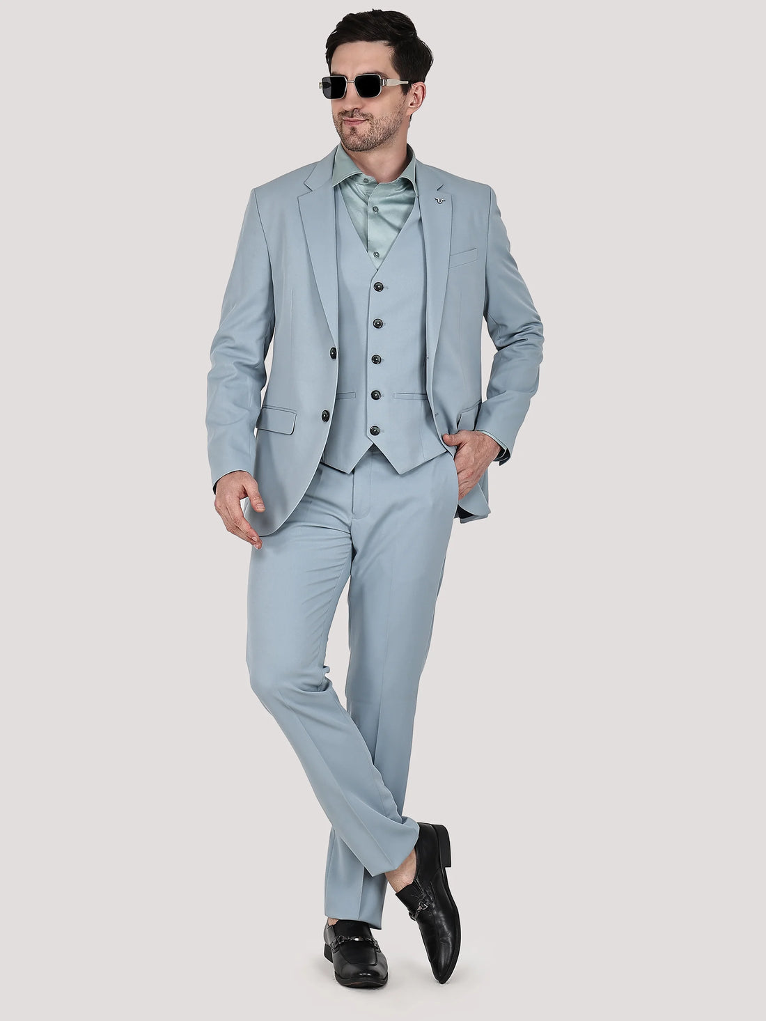 Day Night 3 Pcs Wedding Suit