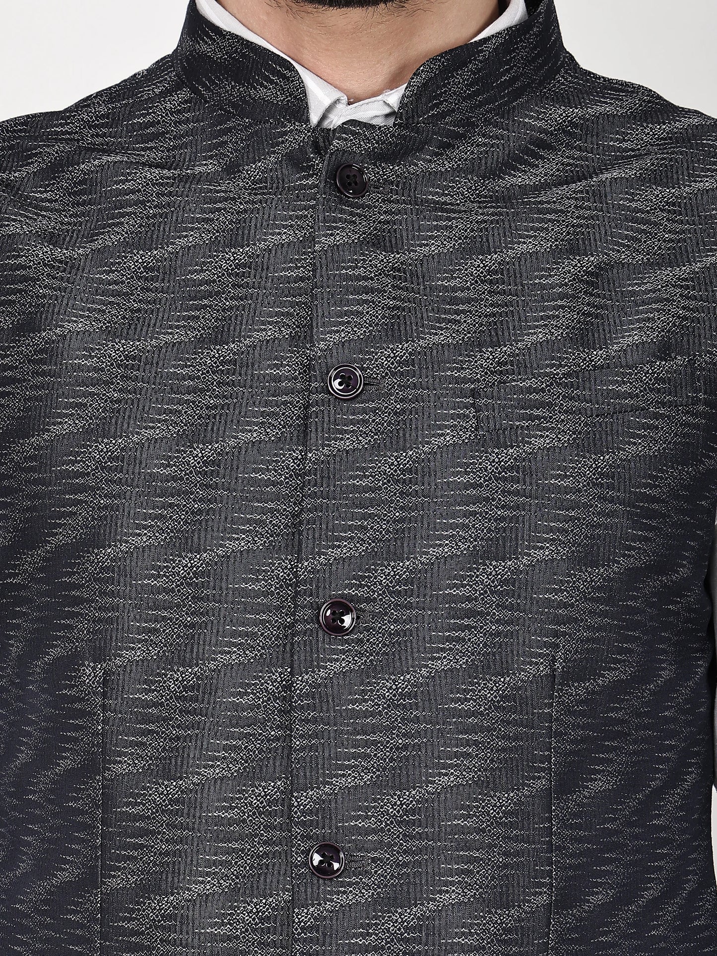 Jaquard Nehru Jacket
