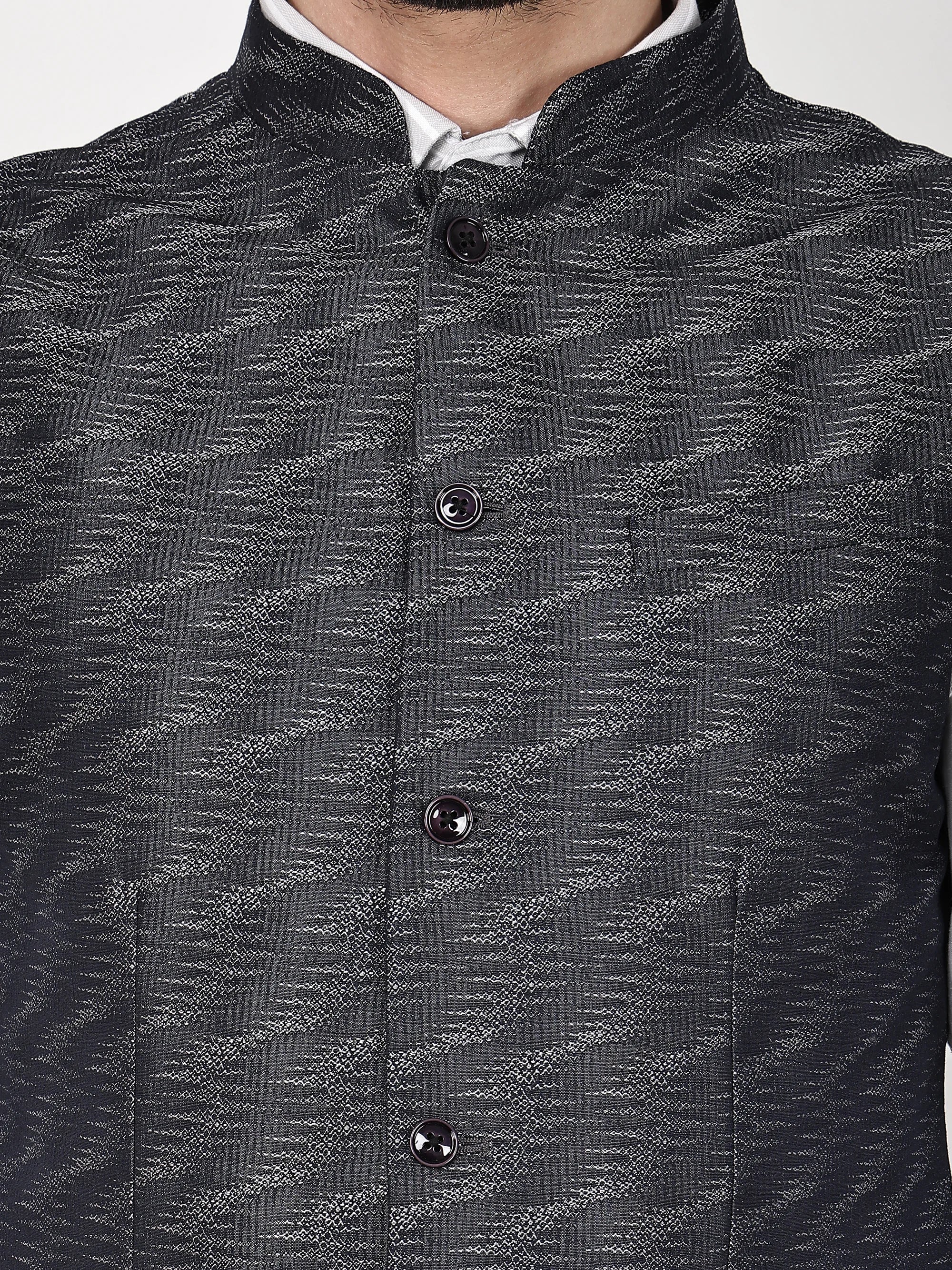 Jaquard Nehru Jacket