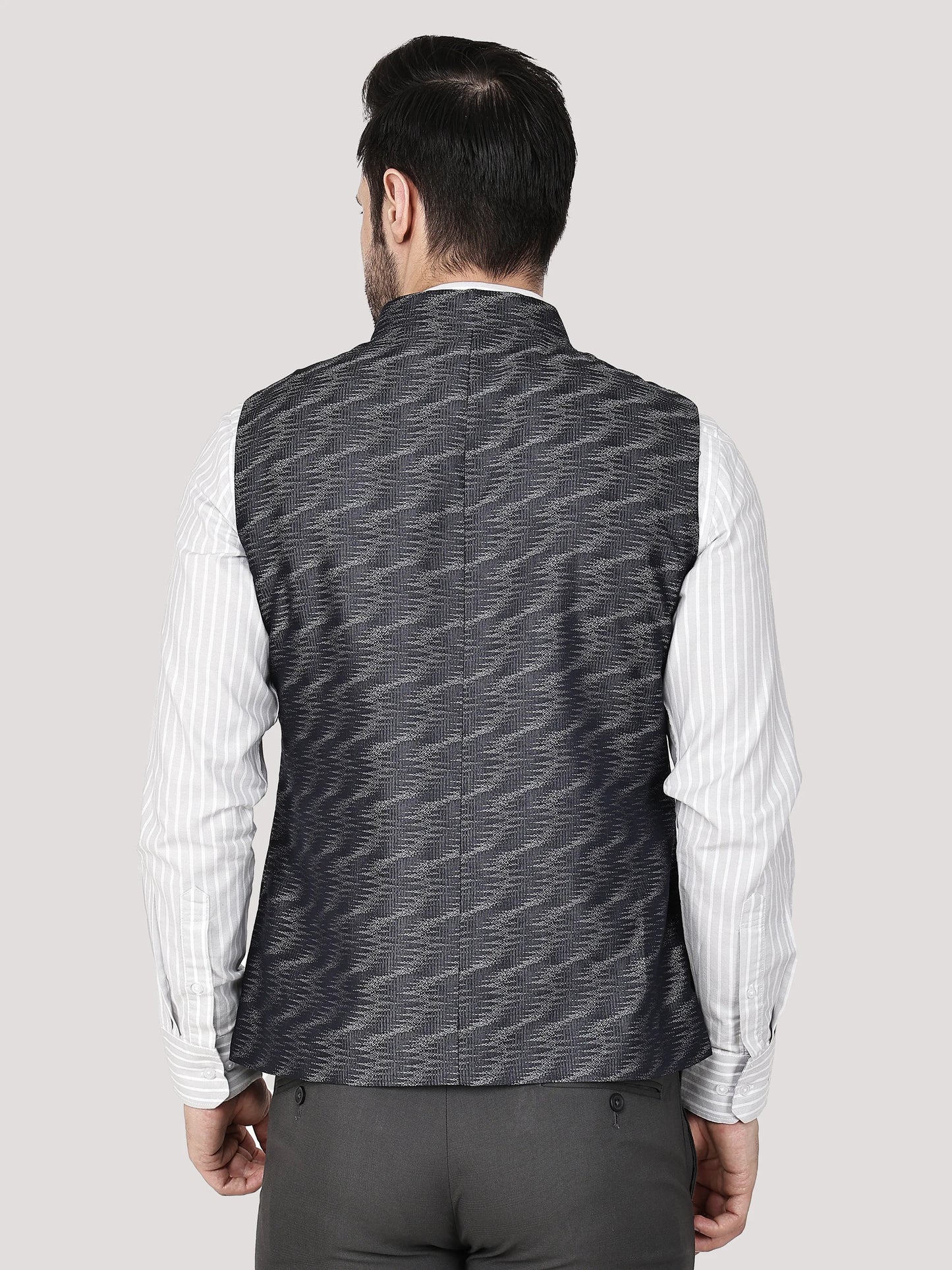Jaquard Nehru Jacket