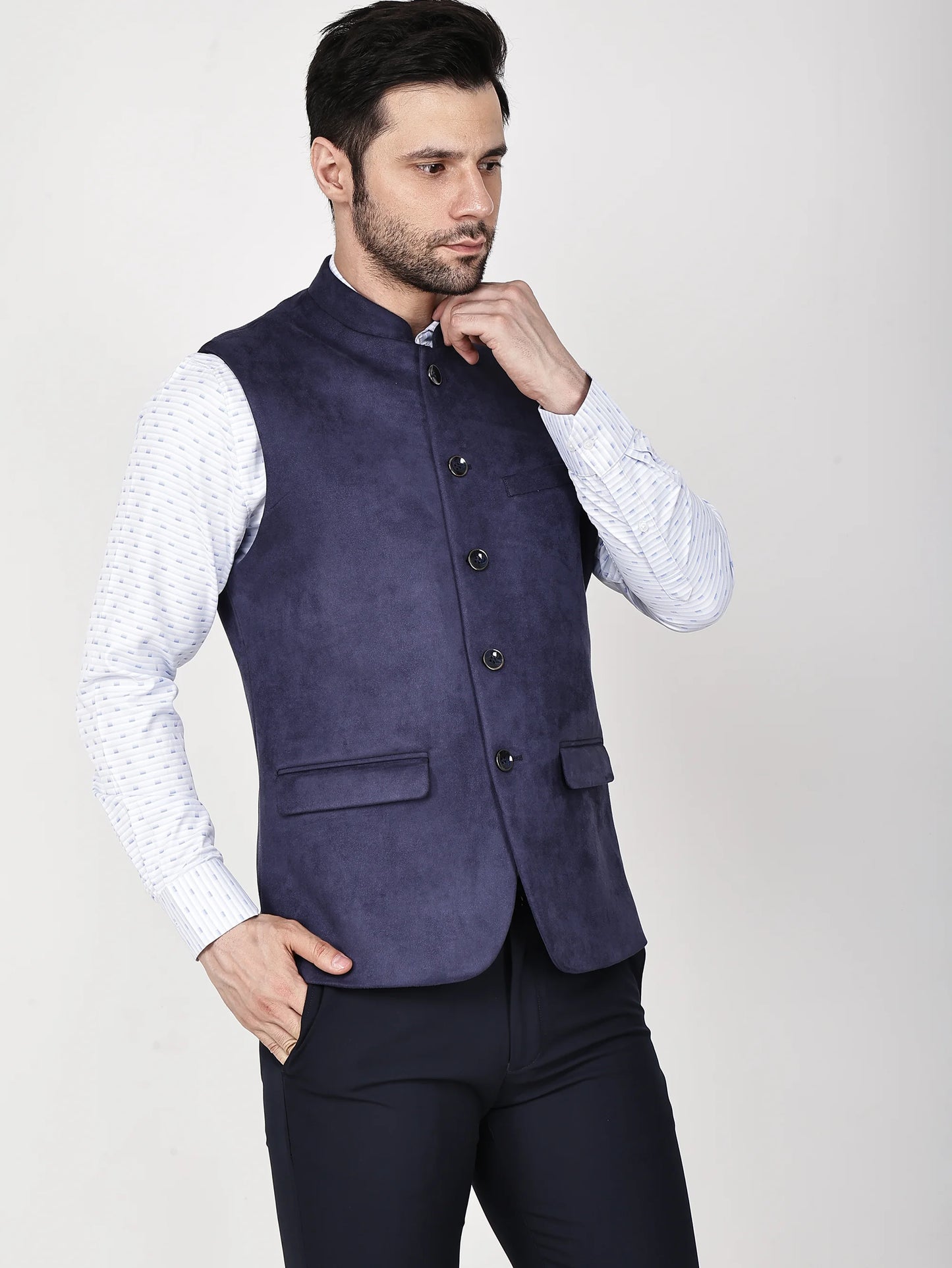 Jaquard Nehru Jacket