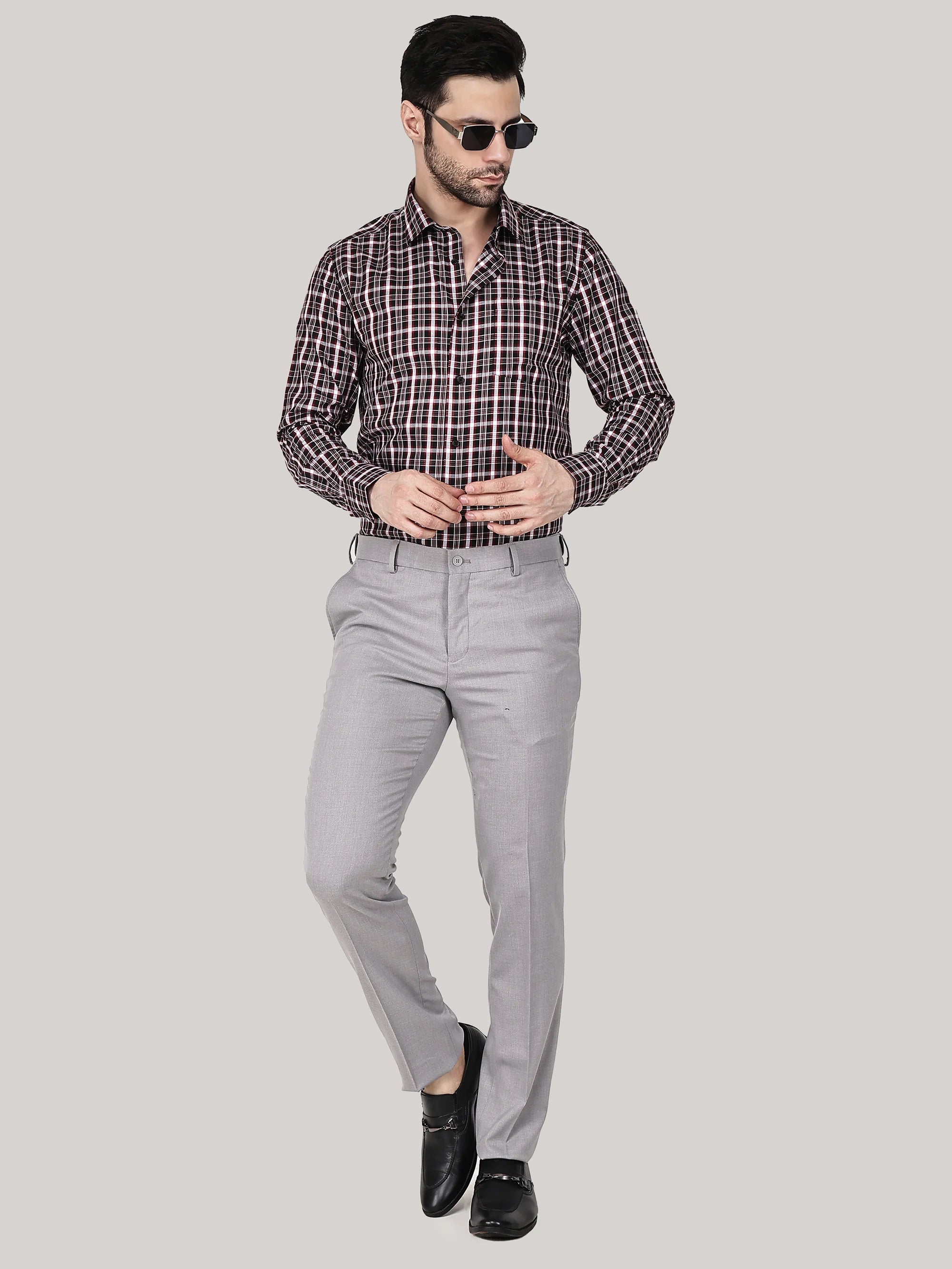 Elegant Check Shirt
