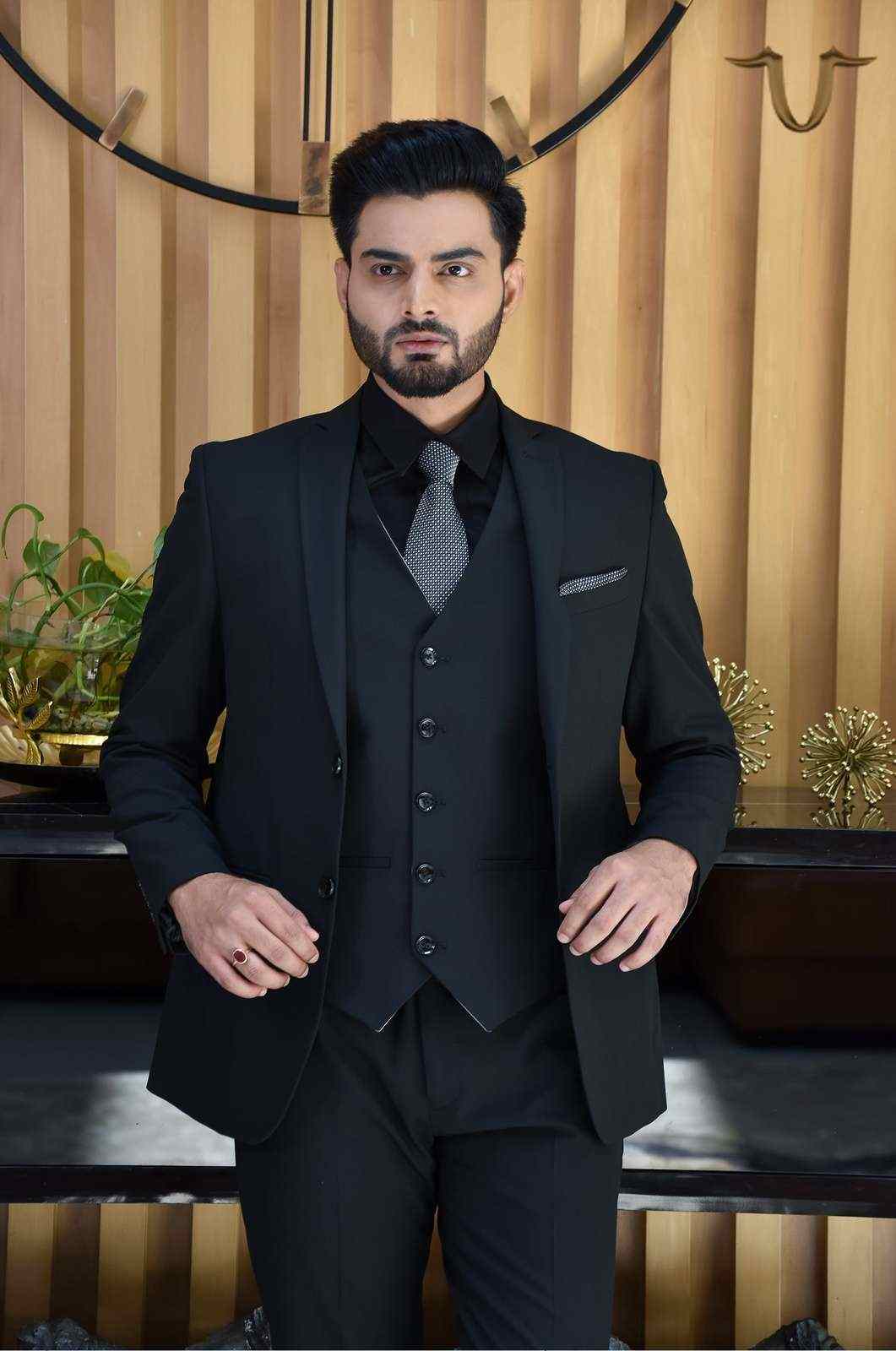 Black 3 Pc Formal Suit house-of-united