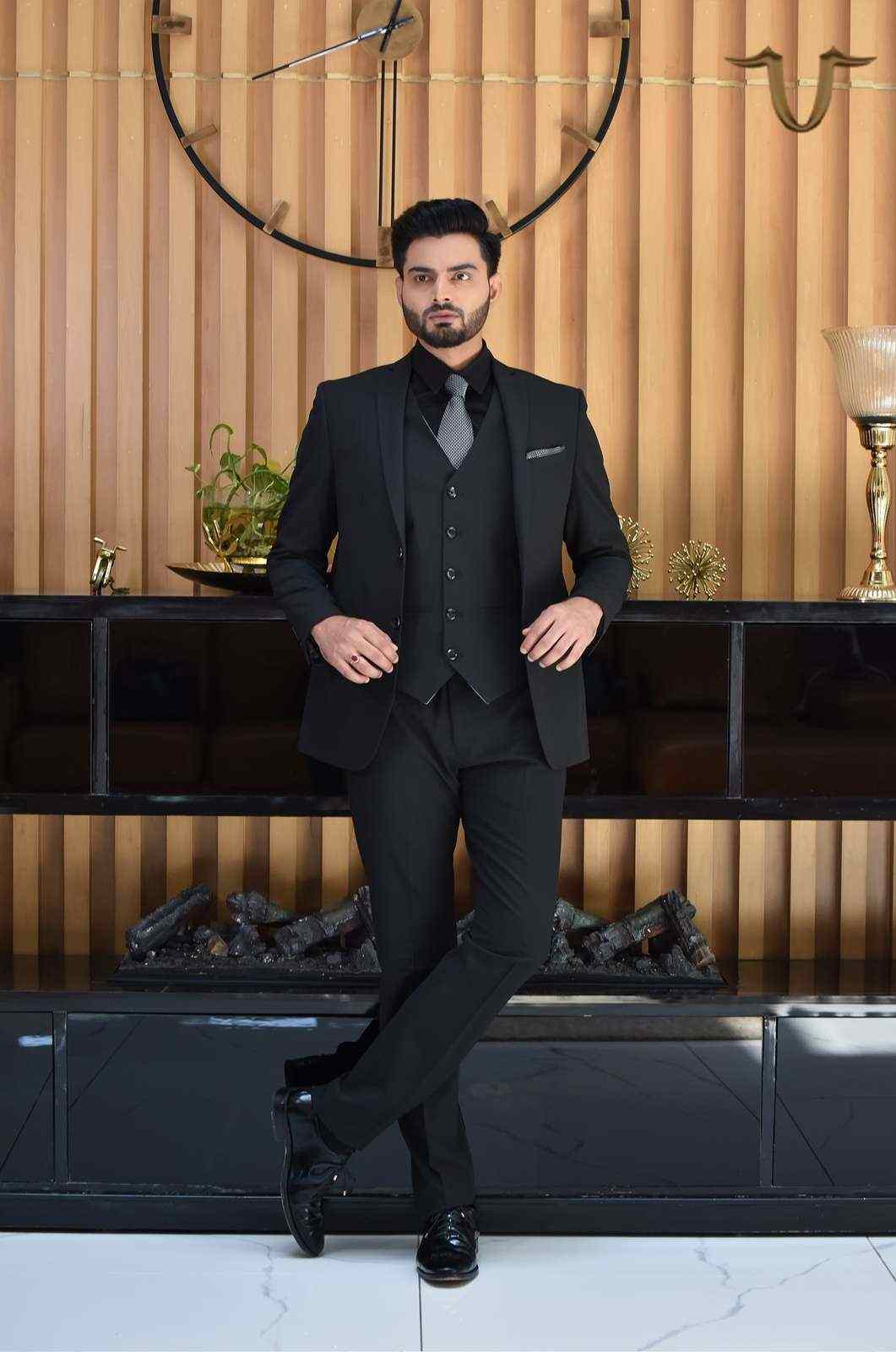 Black 3 Pc Formal Suit house-of-united
