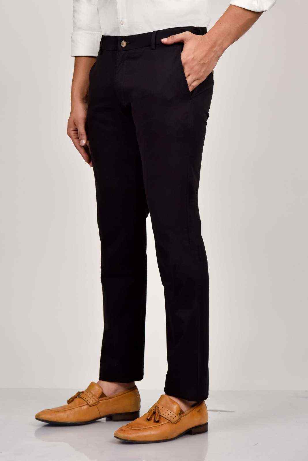 Black Cotton Trouser house-of-united