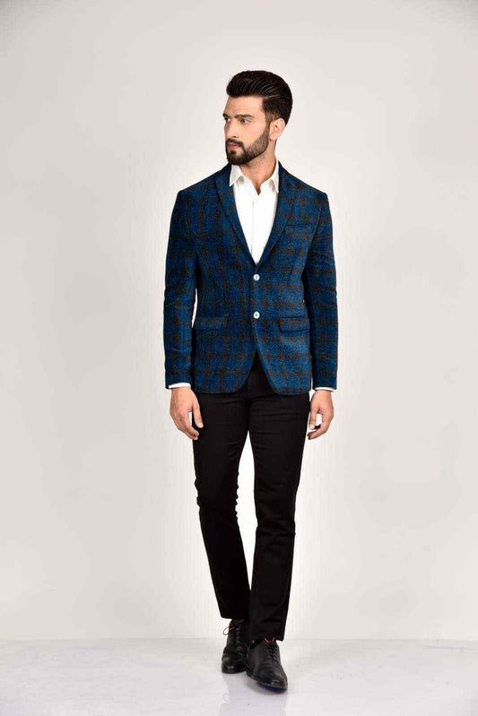 Blue Velvet Blazer house-of-united