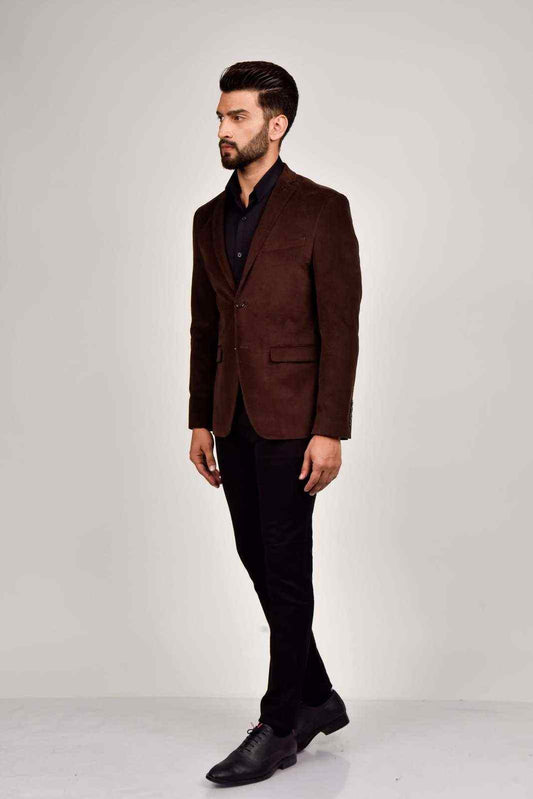 Brown Cord Blazer house-of-united