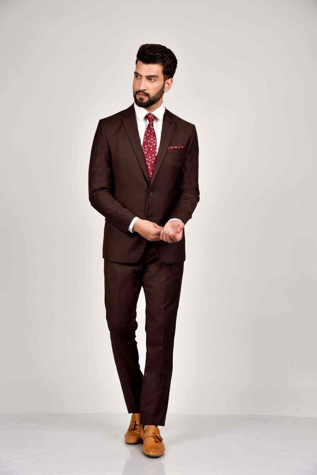 Dark Brown Office 2 Pc Suit house-of-united