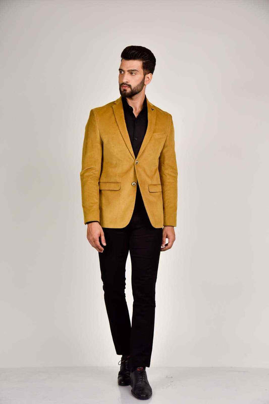 Khaki Cord Blazer house-of-united