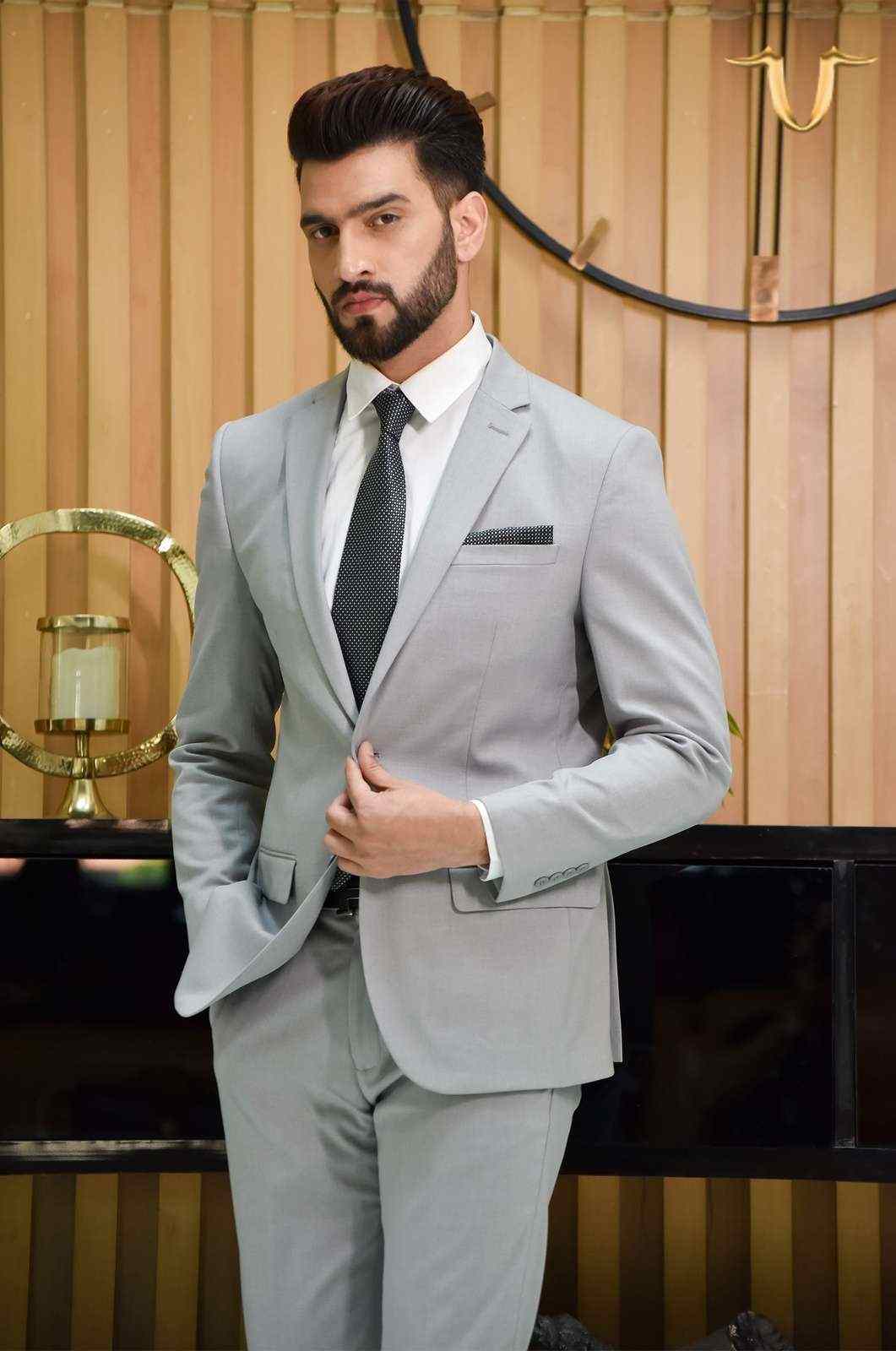 Light Grey Office 2 Pc Suit house-of-united