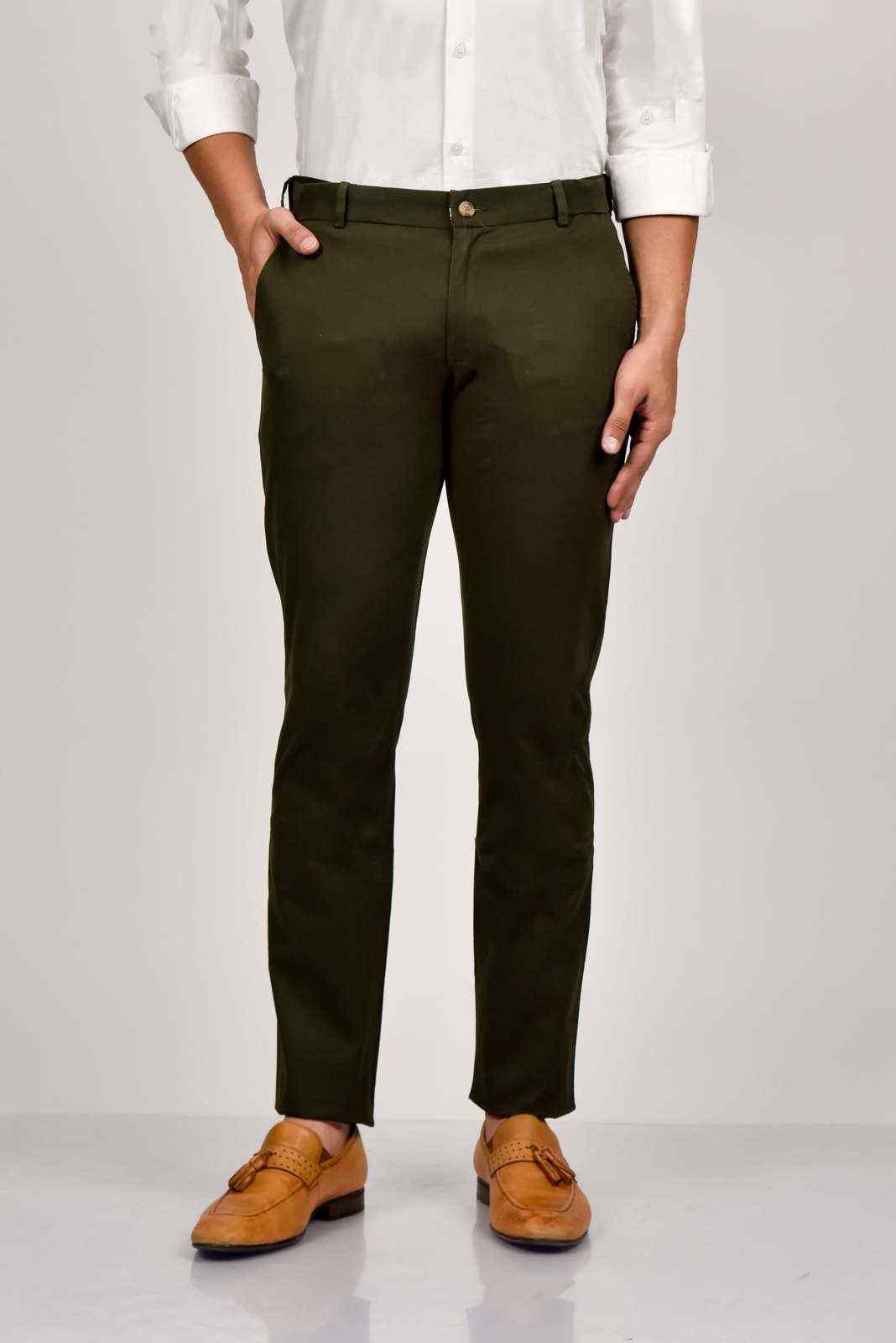 Olive Cotton Trouser house-of-united