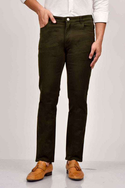 Olive Knitted Trouser house-of-united