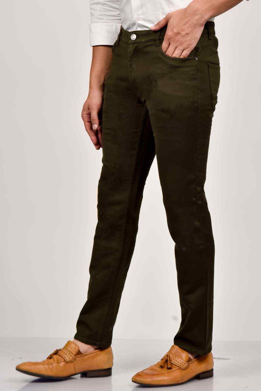 Olive Knitted Trouser house-of-united