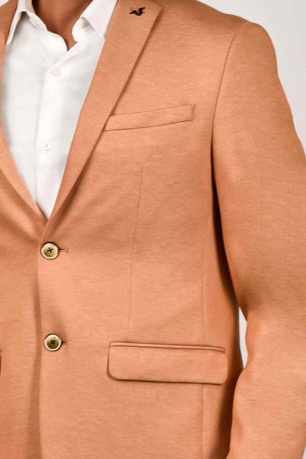 Orange Knitted Blazer for all Occasions house-of-united