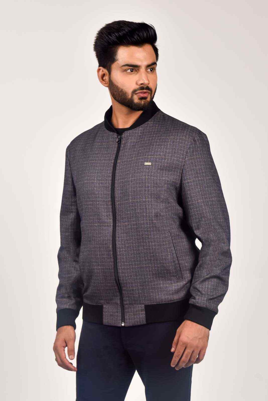 Charcoal Zipper Jacket house-of-united