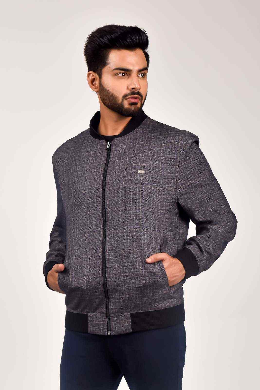 Charcoal Zipper Jacket house-of-united