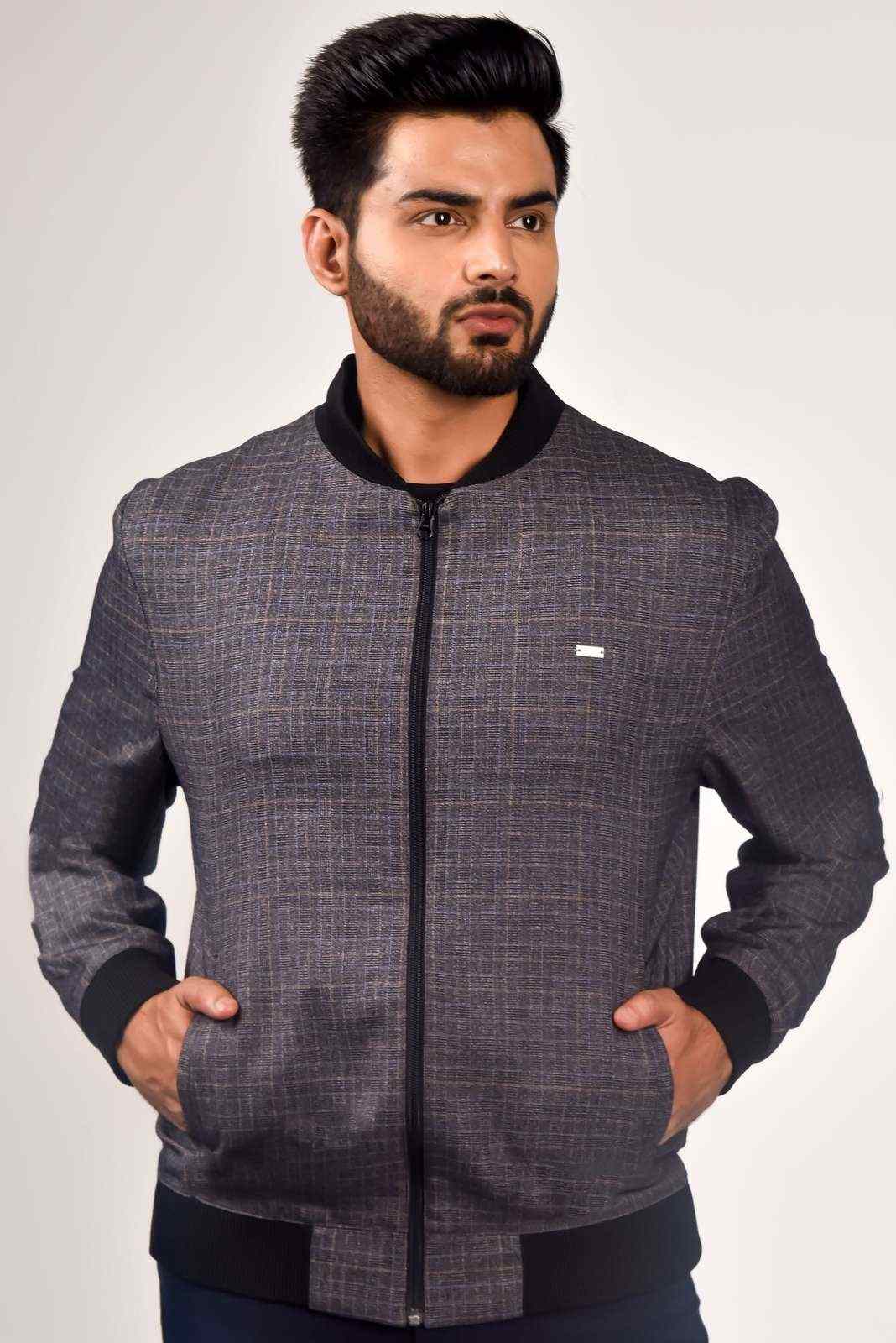 Charcoal Zipper Jacket house-of-united