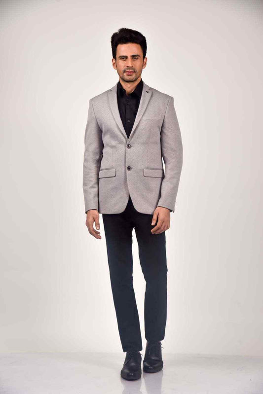 Wine Knitted Blazer house-of-united