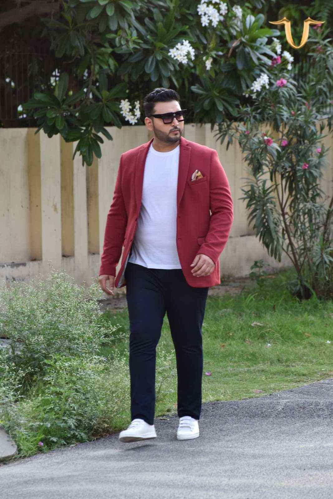 Red Knit Blazer house-of-united